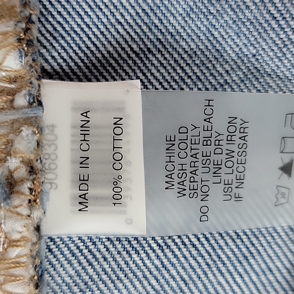 Vince Camuto Womens Patchwork Straight Leg Jeans/ 28/6. - Picture 5 of 10